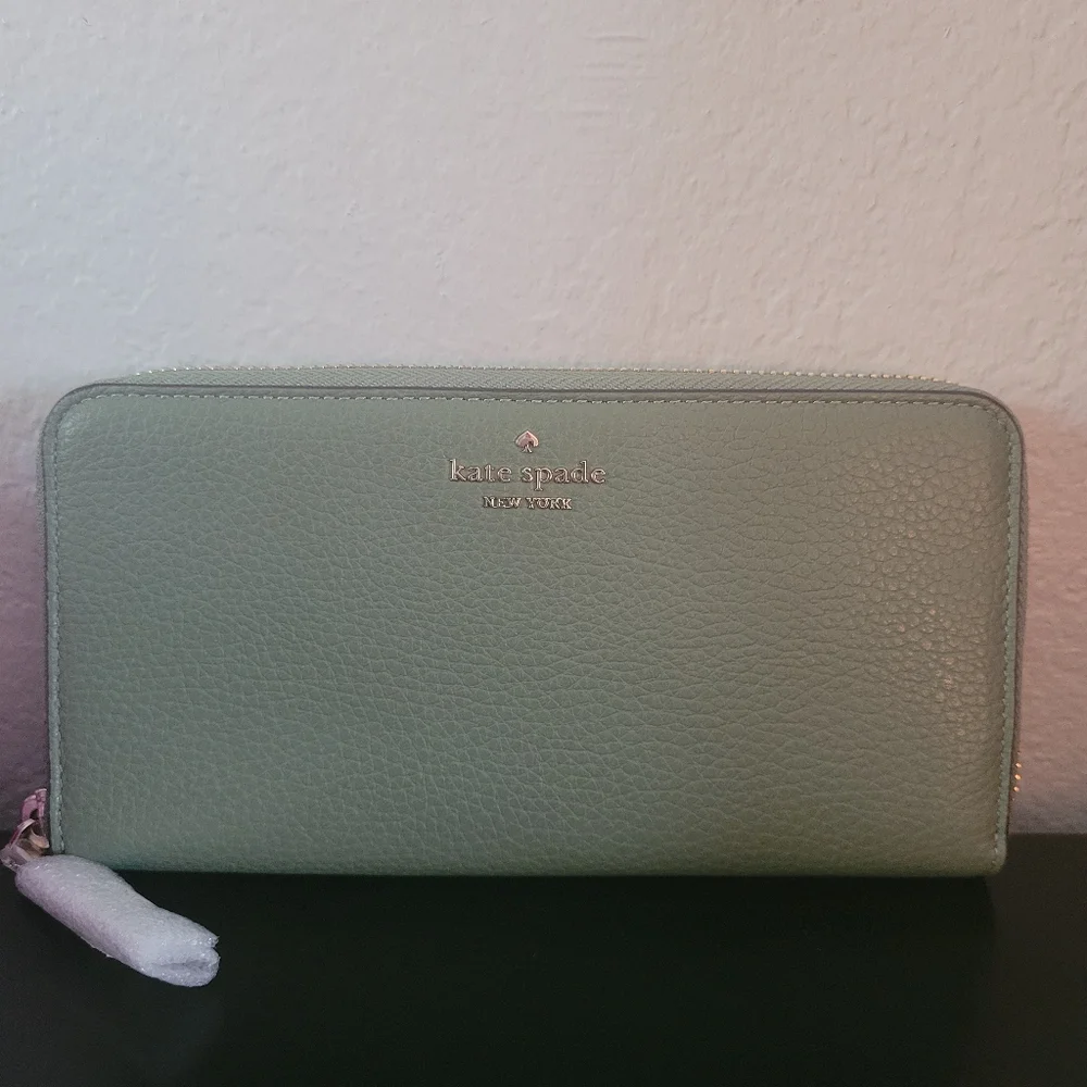 Kate Spade  Lena   Leather  Zip Around Continental Wallet - Picture 2 of 10